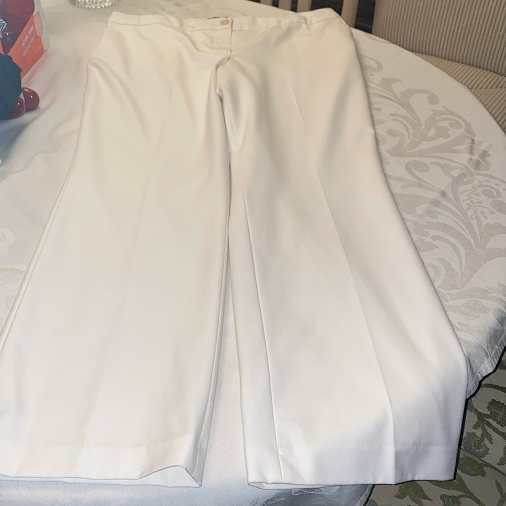 Talbot size 16 winter white lined dress pants